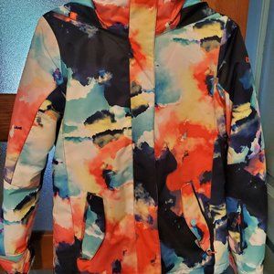 Roxy Girls Ski Jacket Multi-coloured XL (14)